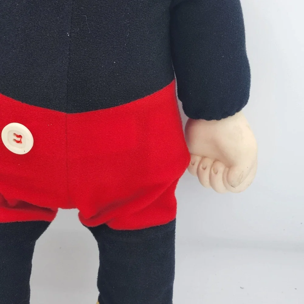 Vintage 1970s Marching Mickey Mouse Plush Doll Hasbro Walt Disney‎